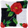 Flower Latch Hook Kit Cute Knooppakket Kussen Knopen Pillow Button Smyrna Knooppakket Needlework Button Packagek Linkhaak Kussen
