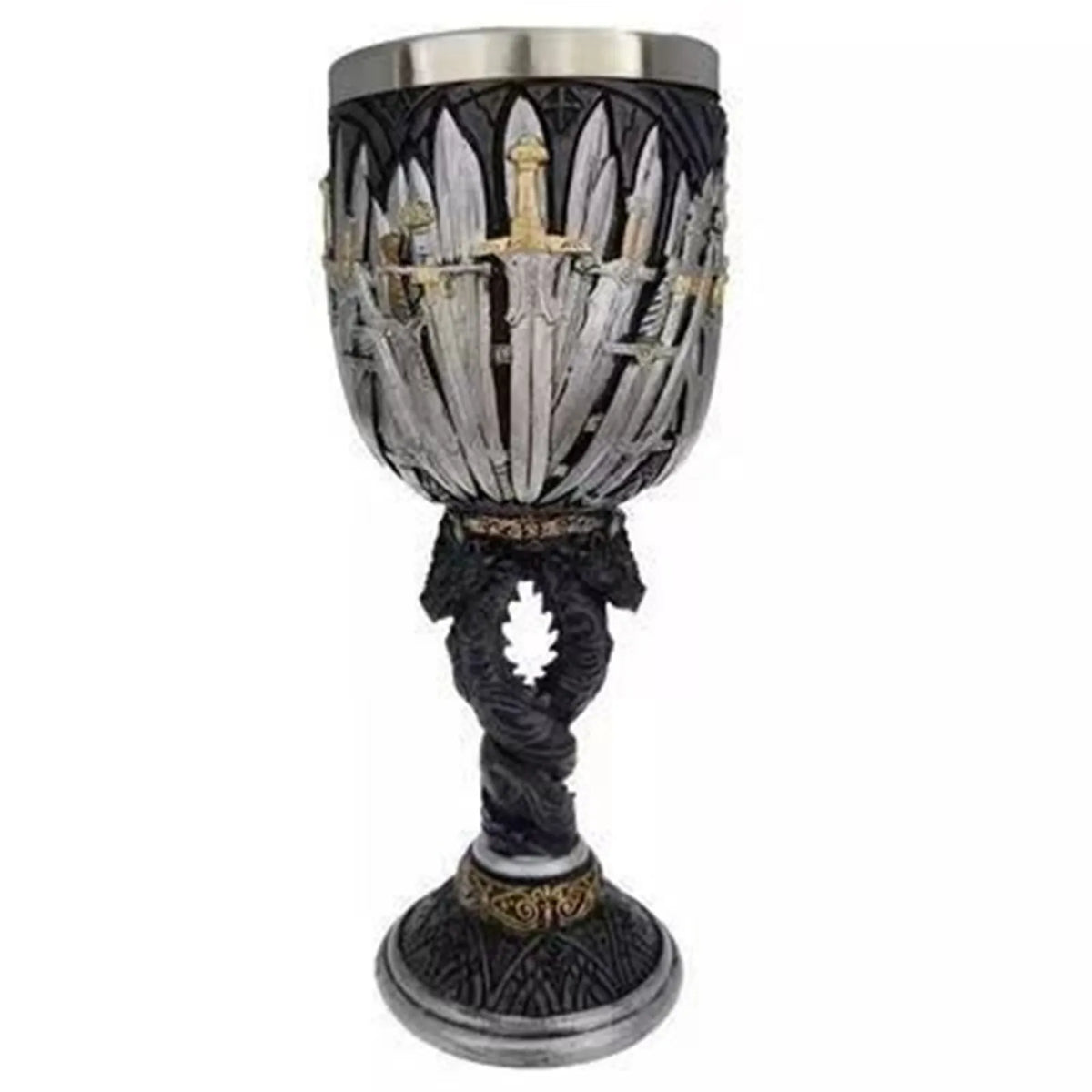 Horrible Gothic Stainless Resin Goblet Retro Wine Glass Cocktail Glasses Wolf Whiskey Cup Party Bar Drinkware FREE son