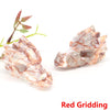 Dragon Head Statue Natural Gemstone Red Gridding