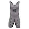 Men’s Zip-Front & Back Wrestling Singlet – Sleeveless Compression Bodysuit | Breathable Stretch Fit | Powerlifting, Gym & Performance One-Piece