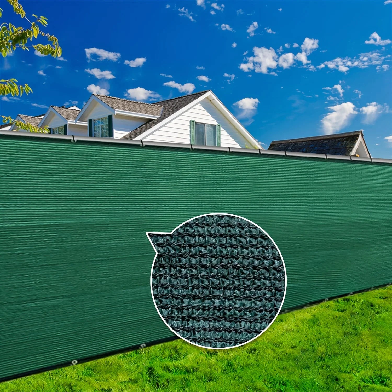 Breathable Sunshade Canvas - Dark Green - Featuring Breathable Technology, with a Special Treatment on the Surface of Hdpe Mater