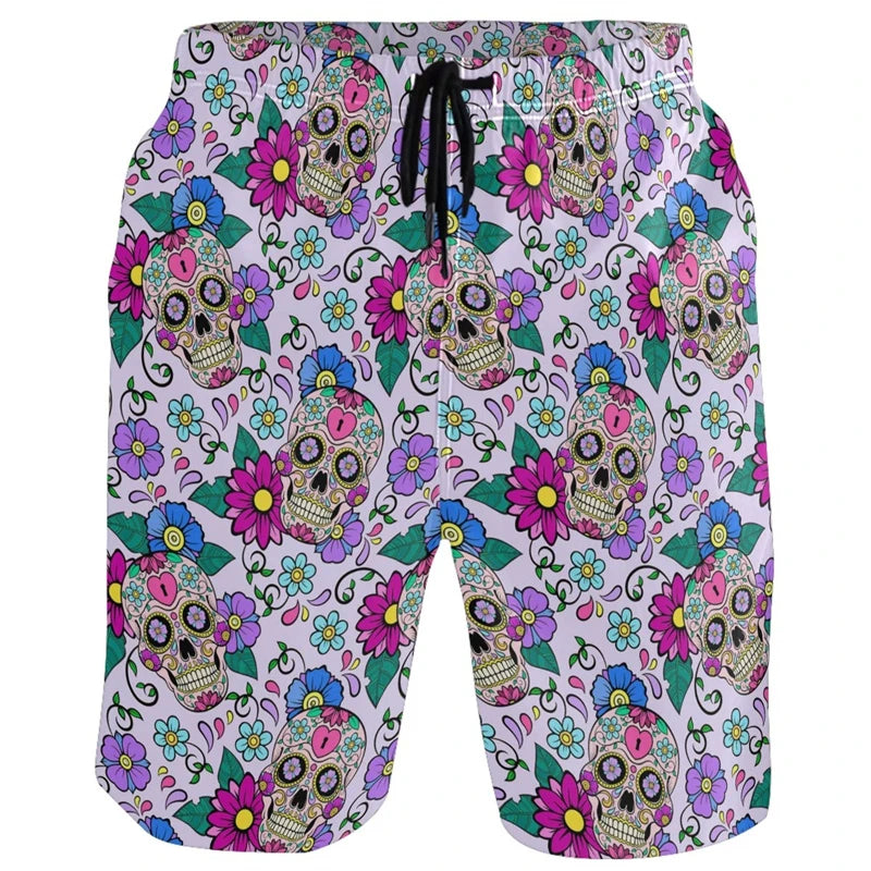 Funny Duck Graphic Beach Shorts for Men 3D Print Animal Board Shorts Sports Gym Swim Trunks Swimsuit homme Cool Ice Shorts Pants