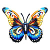 Metal Art Butterfly Wall Decor Colorful Iron Art Butterfly Sculptures Butterfly Hanging Ornament for Outdoor Home Yard Garden