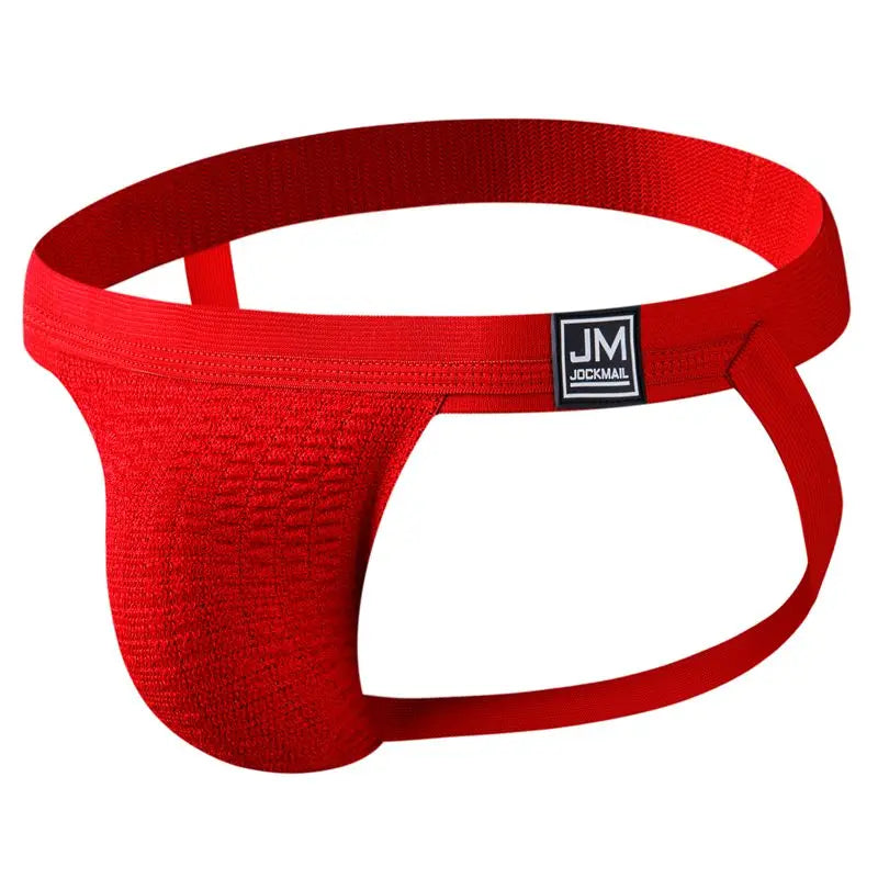 JOCKMAIL Jockstrap Sexy Men Underwear Red