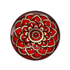 Fashion Scarlet Mandala Flower Art Patterns 12mm/18mm/20mm/25mm Round Photo glass cabochon demo flat back Making findings