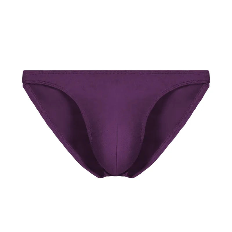 Men's Underwear, Men's Small Triangle Briefs, U-Convex Thin Elastic Sexy Low-Waist Tight-Fitting Narrow-Edge Briefs