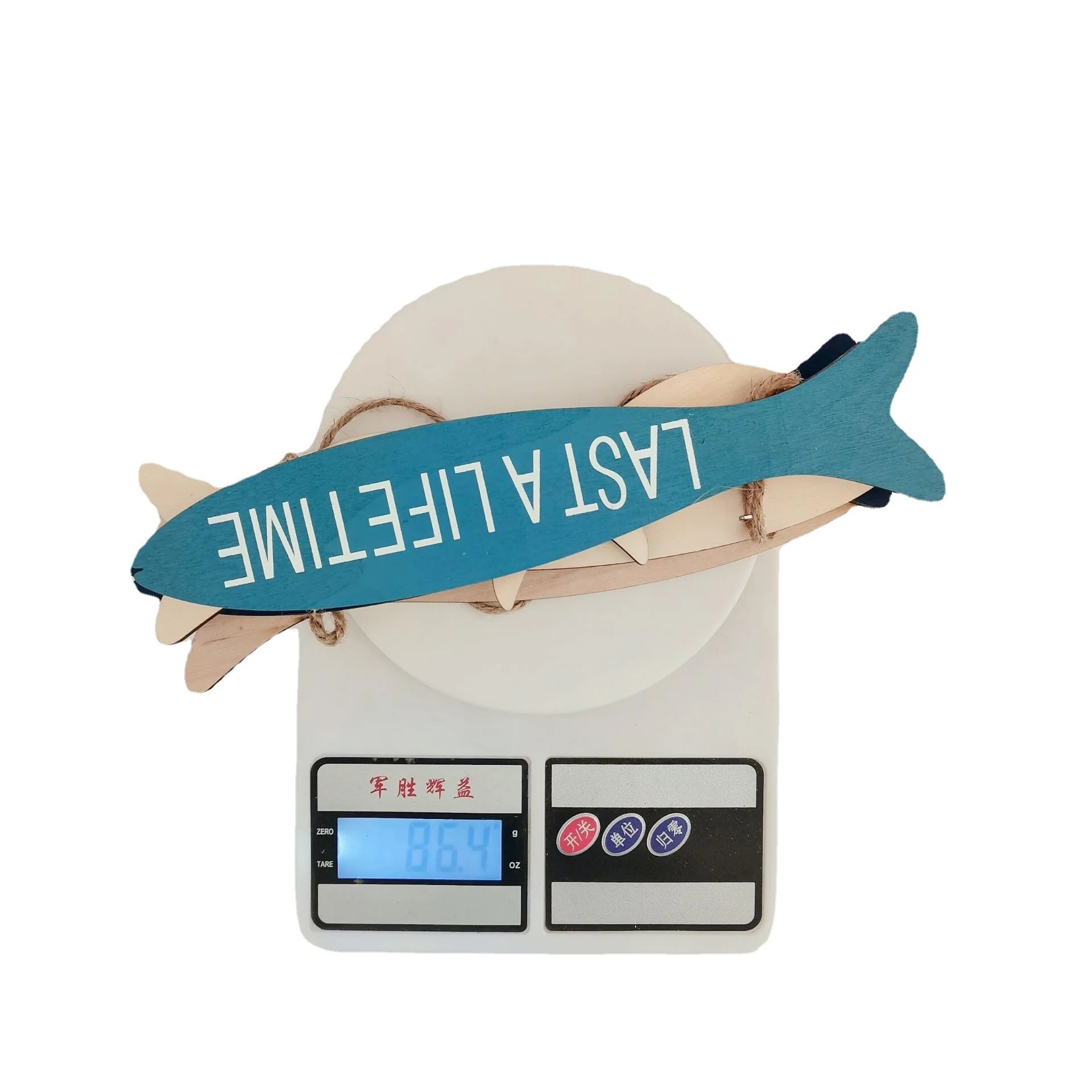 New Marine Style Decorative Pendants, Animal Fish, Wooden Crafts, Creative Home Living Room Bedroom Wall Decorations