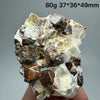 Natural Dark Brown Andradite Garnet Cluster Raw Crystal Mineral Specimen Calcite Matrix Healing Stone Home Decoration