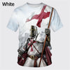 Fashion Retro Knights Templar 3D Printed Men's T-Shirts Summer Casual Streetwear Couple Tees Short Sleeve Tops Drop Shipping 5XL