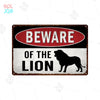 Wildlife Warning Signs Beware Of The Pig Snakes Metal Sign Animals Tin Plate Wild Forest Warning Plaque Retro Wall Stickers Sign