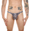 CLEVER-MENMODE Mesh Thong Men Sheer Sexy Underwear Transparent Panties T-back Penis Pouch G String Underpants Erotic Lingerie