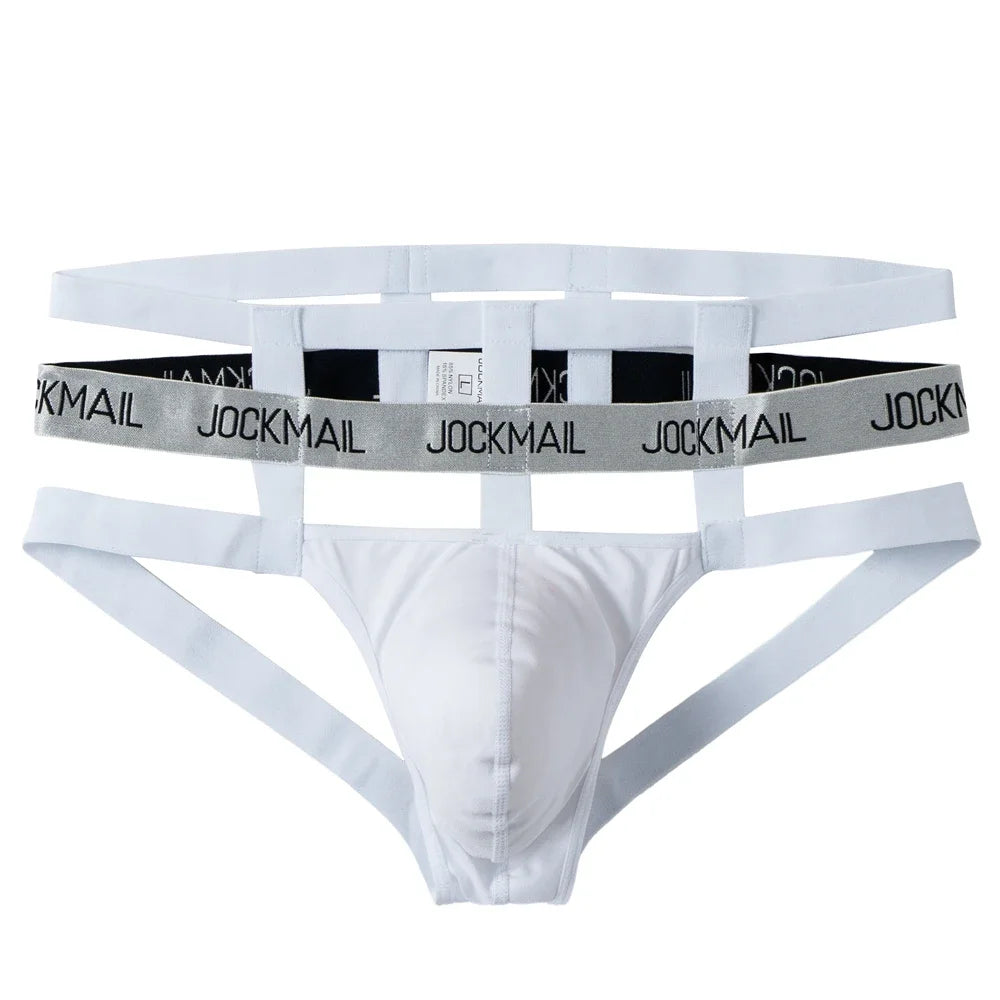 Men Sexy G String Thong Jockstrap Gay Underwear Lingerie Bondage Sissy Lingerie Men Bikini Beif Panochas Cueca Tanga Slip