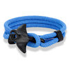 MKENDN Ocean Style Manta Ray Multilayer Rope Bracelet Charms Men Women Beach Wristband Adjustable Jewelry Homme