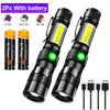 UV Light & Strong Light Flashlight USB Rechargeable Camping Lantern Pets Urine Stains Black Light Led Ultraviolet Torch Lamp