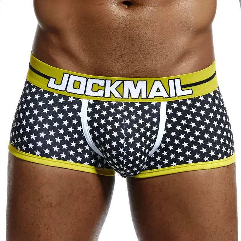 JOCKMAIL Brand Male Panties Breathable Boxers Cotton Men Underwear