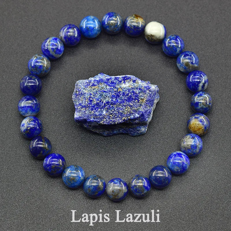 Amethust Bracelet Made of Real Natural Stone Beads Body-Purifying Geniune Amethyst Natural Crystal Bracelet for Women Pulsera