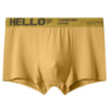 1/3Pc Men Panties Breathable Antibacterial Boxer Shorts Four-corner Shorts Teenagers Knitted Pure Color  U Convex Male Underpant