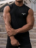 Summer New Trend Men's Pull-Over Crew Neck Vest Mesh Fitness Breathable Vest Blazer Men's Quick Drying Sweat Absorption T-Shirt