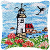 Latch Hook Rug Kit Pastel Embroidery Home decorations Pillow Case Set with Ergonomic Hook Tools