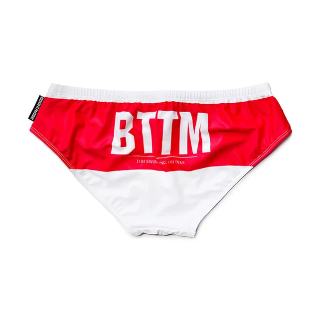 Men's Swimwear Bikinis Swimsuit Male Tight Swim Shorts Bathing Suit Swimming Double Layer Pool Trunks Beach Briefs TOP/VERS/BTTM
