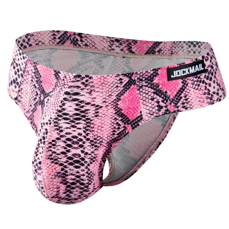 Leopard Print Sexy Men Bikini Brief Underwear Slip Hombre Calzoncillos Jockstrap Thong Men Briefs Pouch Cuecas Gay Underwear