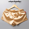 Mens Pajamas Shorts Homewear Smooth Silky Underwear Men Sleep Bottoms Loungewear Boxer Shorts Men Underpants Boxers