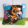 Cartoon Horse Pillow Latch hook kit