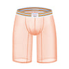 1/2/3PCS Men's Ice Silk Boxers Transparent Boxers 0.01 Ultra-thin Fabric See Through Underpants Seamless Underwear Boxer Shorts