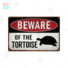 Wildlife Warning Signs Beware Of The Pig Snakes Metal Sign Animals Tin Plate Wild Forest Warning Plaque Retro Wall Stickers Sign