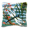 Knot Pillow Package Latch Hook Kit Cushion Pillowcase Kussen Set For Needlework DIY Butterfly Flower Plant Series Latch Hook Kit