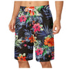 Men's Leaf Printed Sports Shorts Boys Summer Cool Hawaiian 3D Printed Casual Swim Trunks Drawstring Surfboard Shorts