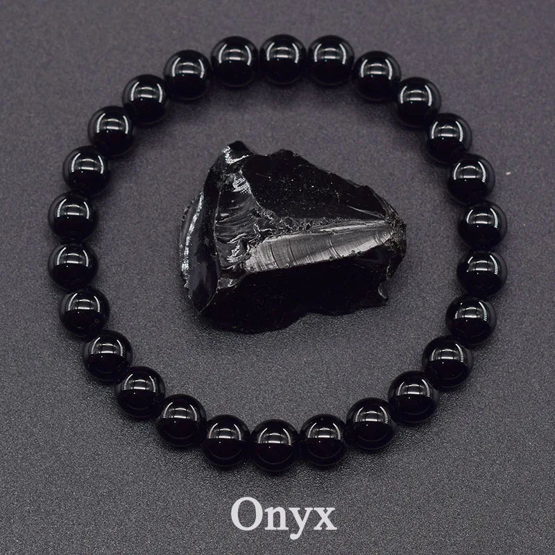 Amethust Bracelet Made of Real Natural Stone Beads Body-Purifying Geniune Amethyst Natural Crystal Bracelet for Women Pulsera