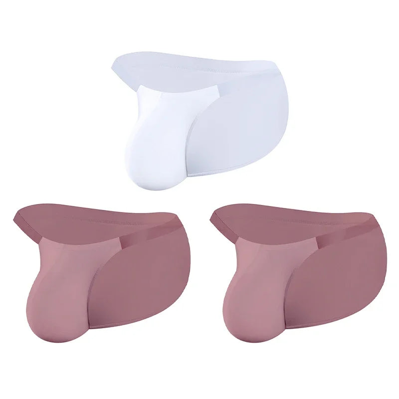 Men's Underwear Low Waist Nylon Briefs Solid Color Simple Underpants Male High Quality Comfortable Sports Shorts Panties