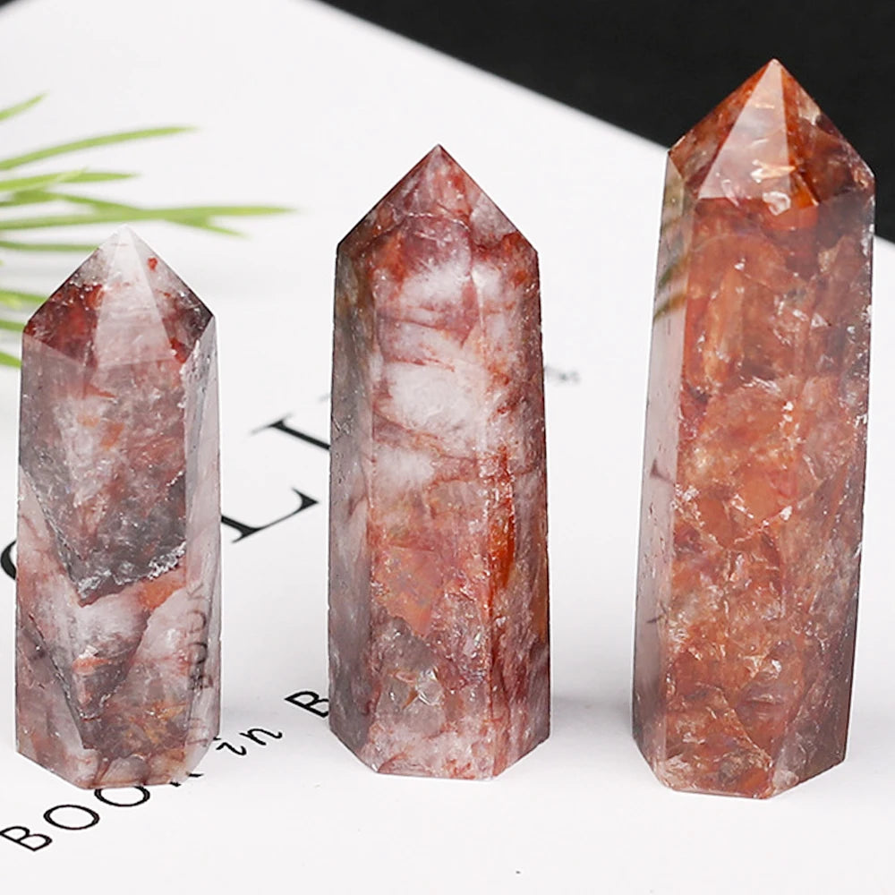 Natural Stone and Crystals Point Wand Witchcraft Rose Quartz Amethyst Home Decor Mineral Reiki Healing Stones Crafts Room Decor