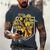 Christian Mens Clothing T Shirts Oversized T Shirt Gothic  Jesus Christ Cross 3D Print O-neck Tops Vintage Hip Hop Short Sleeve
