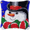 DIY Latch Hook Rug Kits Snowman Santa Claus Hat Embroidery Cushion Pillow Cover