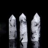 Natural Stone and Crystals Point Wand Witchcraft Rose Quartz Amethyst Home Decor Mineral Reiki Healing Stones Crafts Room Decor
