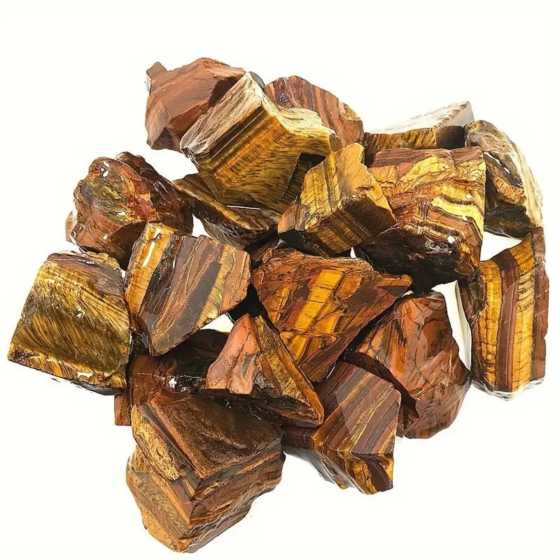 1pc Natural Large Rough Tiger Eyes Stone Raw Crystal Mineral Specimen Gemstone For Chakra Home Fish Tank DecoFlower Pot Ornament