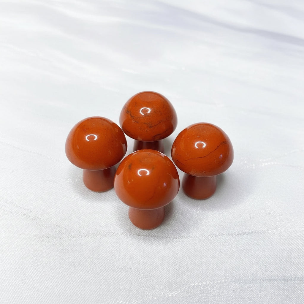 Mini Mushroom Carved Gemstone