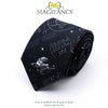 100%Cotton 8cm Tie Math Sciences Astronomy Physical Chemistry Men College Academy Institute School Cosplay Gift Cravat Accessory