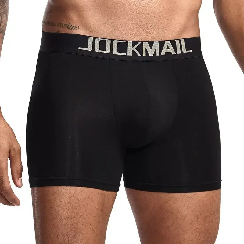 JOCKMAIL Men Underwear Sexy Butt Lifter Enlarge Pad Underpants Removable Pad Boxer Butt-Enhancing Trunk Shorts Male Panties