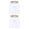 1/2/3PCS Men's Ice Silk Boxers Transparent Boxers 0.01 Ultra-thin Fabric See Through Underpants Seamless Underwear Boxer Shorts