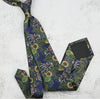 Fashion 8CM Wdith Elegant Neckties Vintage Retro Flower Printed Ties For Adult Mens Casual Daily Neckwear Wedding Party Cravate
