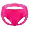 Sexy Men Thong Underwear Jockstraps Crotchless Underpants Low Waist Bikini Panties Mesh Elastic Thread Skin Friendly Lingerie