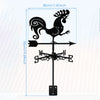 Metal Weather Vane Rustproof Cartoon Animals Sea Rover Wind Direction Indicator for Outdoor Patio Roof Gardens Decoration New