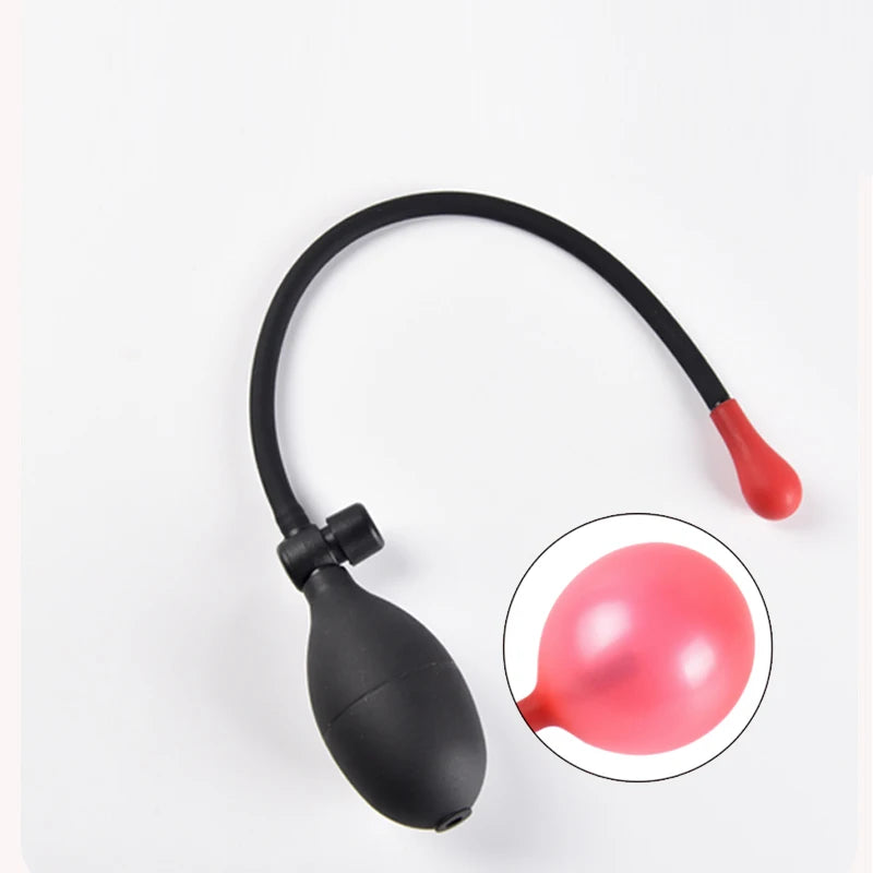 Inflatable Penis Ring Expandable Lock Sperm Ring Bdsm Toy Sex Products For Male Masturbation Cock Erection Dick Enlargement Pump