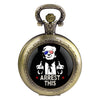Trump Victory Pendant Quartz Pocket Watch Souvenir