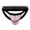 Men Jockstrap Underwear Underpants Sexy Transparent Mesh Thongs G string T-back Panties Breathable Briefs for Man