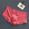 Men's Ice Silk Boxer Pants Breathable Panties Sexy Transparent Ultra-thin Underwear Breathable Comfortable Underpants