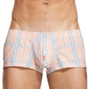 SEOBEAN 100% Cotton Men's Boxers Classic Plaid Boxer Shorts Mens Underwear Panties Home Shorts Sleep Lounge Pajama Shorts